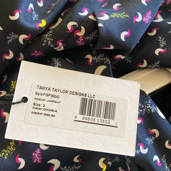 NWT TANYA TAYLOR Ainsley Jumpsuit, size 2 - Picture 9 of 13